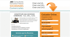 Desktop Screenshot of crear-sociedad.com.ar